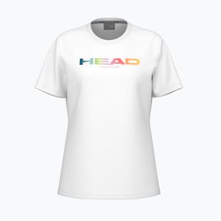 HEAD women's tennis shirt Rainbow W white