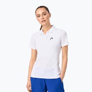 Women's tennis shirt HEAD Club 25 Tech Polo W white