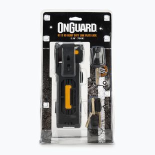 Bicycle lock OnGuard Heavy Duty Link Plate Lock K9 FOLDABLE 8113 5 x Keys with code yellow ONG-8113