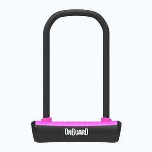 OnGuard Neon 8153PN U-Lock black/pink bicycle lock
