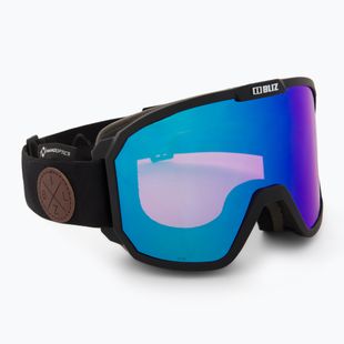 Ski Goggles Bliz Rave Nano Optics Nordic Light matt black/violet blue multi