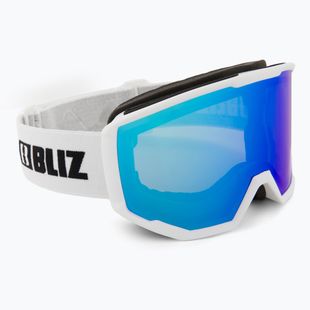 Bliz Spark white/smoke&blue ski goggles