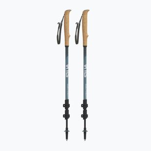 Trekking poles Silva Trekking Poles Carbon Telescopic black