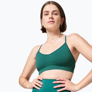 Casall Seamless Graphical Rib Sports women's training top green 22210