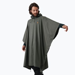 Rain cape Fjällräven Poncho dark olive