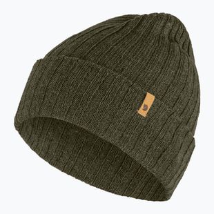 Winter hat Fjällräven Byron Hat Thin dark olive