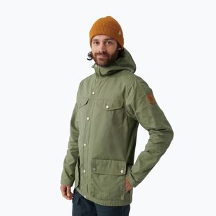 Men's wind jacket Fjällräven Greenland green