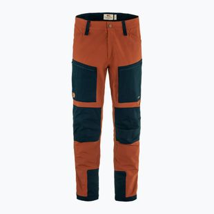 Men's trekking trousers Fjällräven Keb Agile autumn leaf/ dark navy
