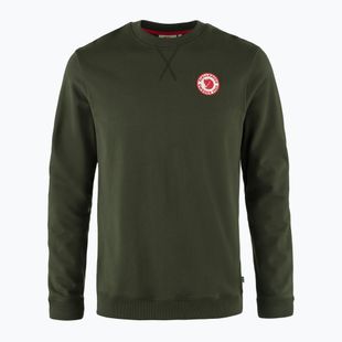 Men's Fjällräven 1960 Logo Badge Sweater deep forest