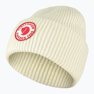 Fjällräven winter hat 1960 Logo Hat chalk white