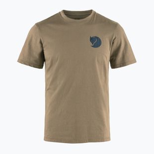 Men's T-shirt Fjällräven Walk With Nature suede brown