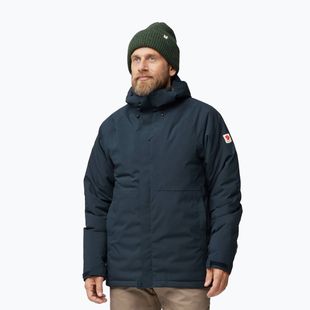 Men's Fjällräven HC Hydratic Padded Trail rain jacket dark navy