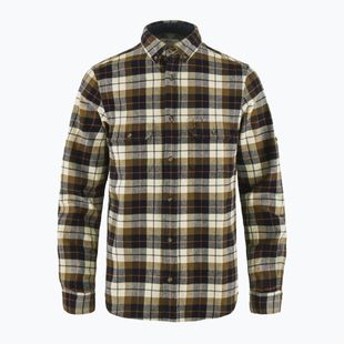 Men's shirt Fjällräven Singi Heavy Flannel chalk white/dark navy