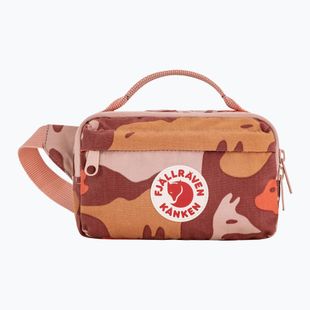 Waist bag Fjällräven Kanken Graphics Hip Pack chalk rose/hidden animals