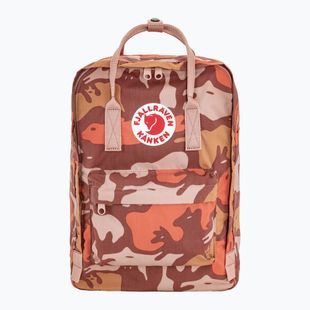 Urban backpack Fjällräven Kanken Graphics Laptop 15" 18 l chalkrose/hidden animals