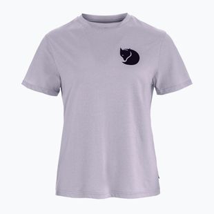 Women's T-shirt Fjällräven Fox Boxy Logo lavender mist