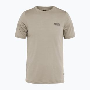 Men's T-shirt Fjällräven Abisko Wool Logo light fossil