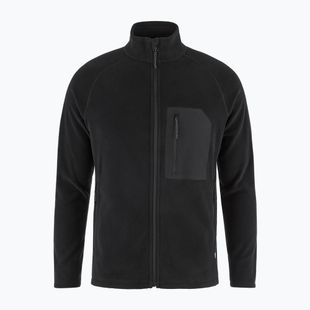 Men's fleece sweatshirt Fjällräven Kaipak black/black