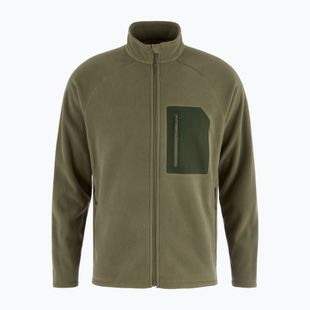 Men's fleece sweatshirt Fjällräven Kaipak laurel green/deep forest