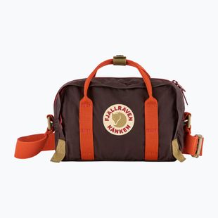 Pouch Fjällräven Kanken Koncept 4 l black oak/rowan red