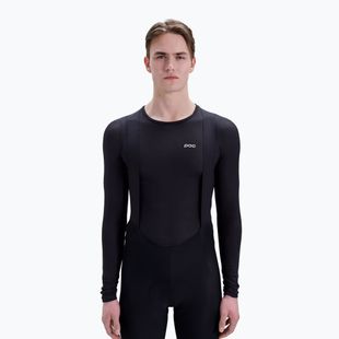Men's cycling longsleeve POC Layer Mid Jersey uranium black