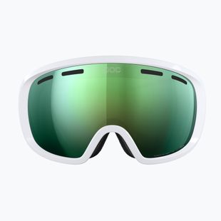 Ski goggles POC Fovea hydrogen white/partly sunny green