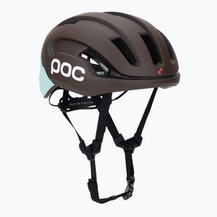 Bike helmet POC Omne Air MIPS bronzite brown matt/lazurite blue matt