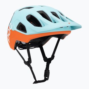 Bike helmet POC Cularis indicolite blue matt/carnelian orange matt