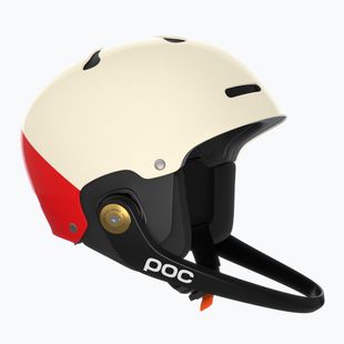 Ski helmet POC Artic SL MIPS rouge/blanc