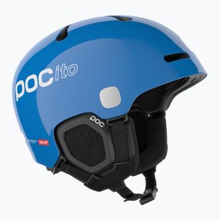 Children's ski helmet POC POCito Fornix MIPS fluorescent blue