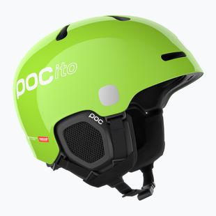 Children's ski helmet POC POCito Fornix MIPS fluorescent yellow/green