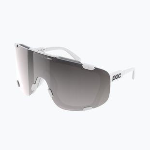 POC Devour hydrogen white/clarity road/sunny silver sunglasses