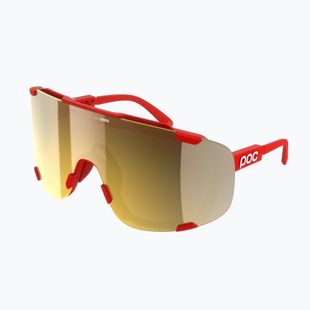 POC Devour prismane red/clarity road/partly sunny gold sunglasses