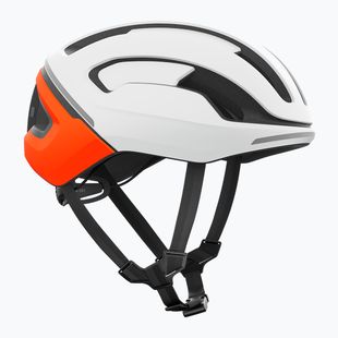 Bike helmet POC Omne Beacon MIPS hydrogen white/fluorescent orange matt