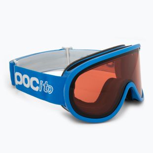 Children's ski goggles POC POCito Retina Jr S2 fluorescent blue/partly sunny light orange