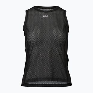 Women's cycling POC Essential Layer Vest uranium black