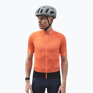 Men's cycling jersey POC Essential Road poc o zink orange