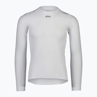 Men's cycling base layer POC Essential Layer LS hydrogen white