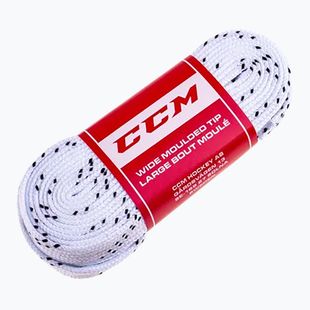 Skate laces CCM Team Wide white
