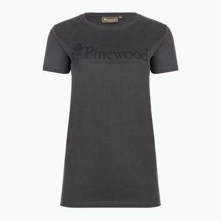 Pinewood Outdoor Life women's T-shirt dark anthracite