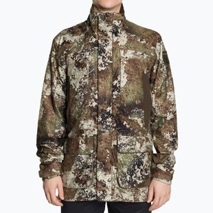 Men's softshell jacket Pinewood Smaland Light Camou strata/suede brown