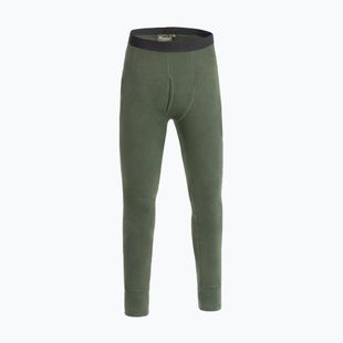 Men's thermal trousers Pinewood Abisko Merino Base Layer d.mossgreen