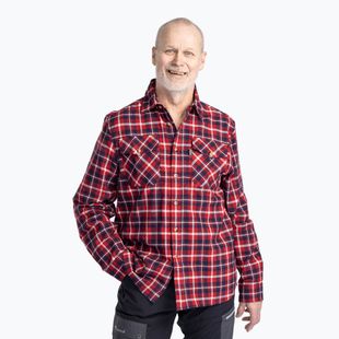 Pinewood men's shirt Härjedalen red/navy