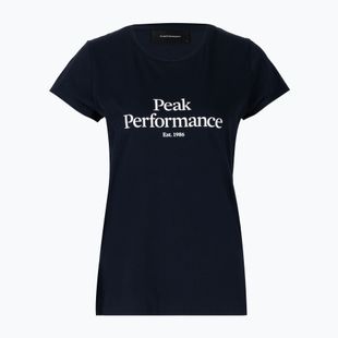 Women's trekking shirt Peak Performance Original Tee navy blue G77700020