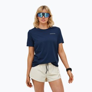 Peak Performance women's Explore logo blue shadow T-shirt