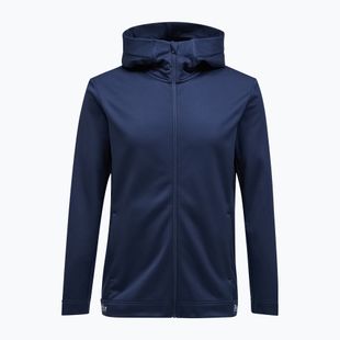 Men's Peak Performance Rider Tech Zip Hood trekking sweatshirt blue shadow
