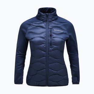 Women's down jacket Peak Performance Helium Hybrid Down Jacket blue shadow