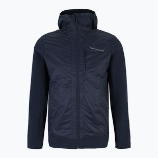 Men's Peak Performance Radiance Hybrid Hood blue shadow jacket