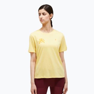 Women's Peak Performance Explore Graphic T-shirt mellow yellow