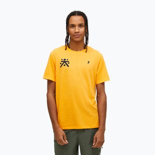 Men's Peak Performance Explore T-shirt Graphic blazing orange